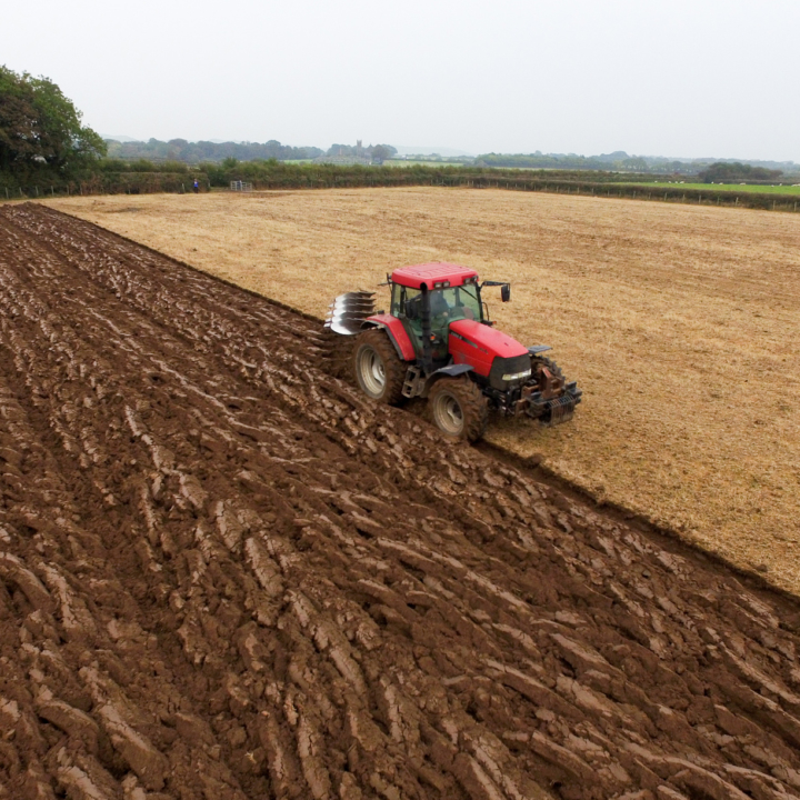 Ploughing at Ballakelly Farm