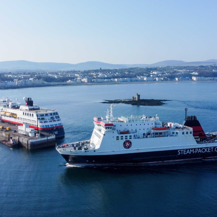 MS Maud visiting the Isle of Man